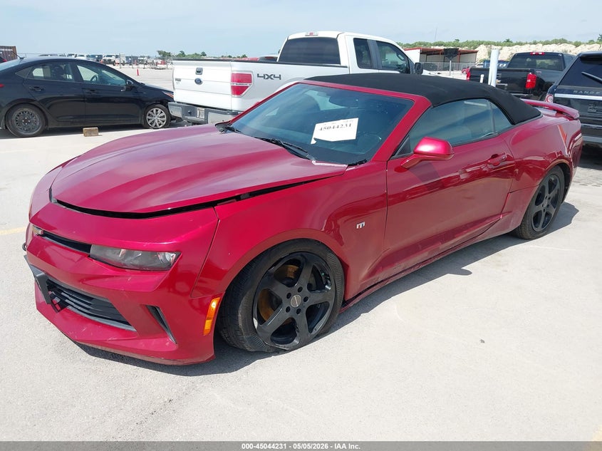 2016 Chevrolet Camaro VIN 1G1FB3DX9G0164007 IAAI salvage auction — LEFT FRONT, Salvage (Texas), sold $4,050 on 2026-07-09 (photo 2)