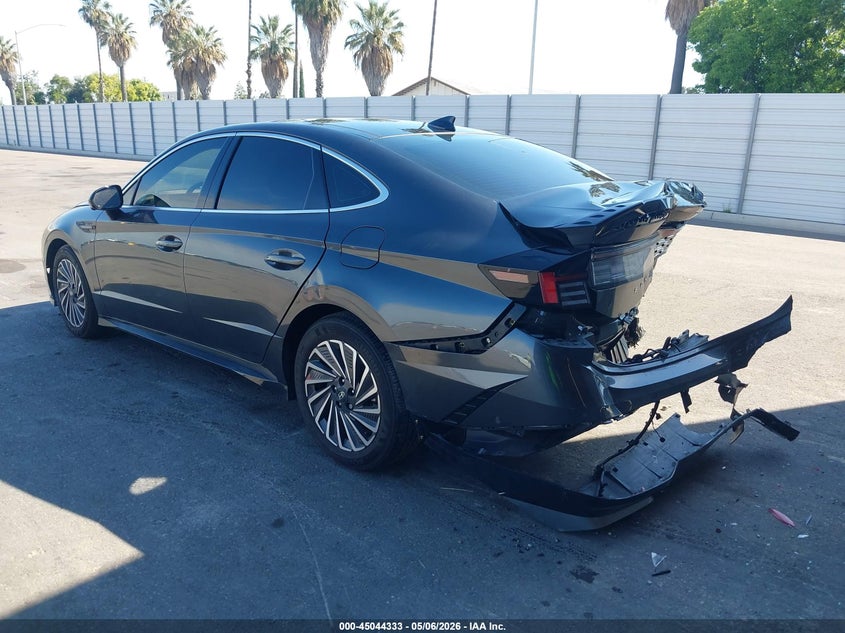 2025 Hyundai Sonata VIN KMHL54JJ9SA110955 IAAI salvage auction — REAR END, Salvage (California), sold $7,325 on 2026-07-14 (photo 3)