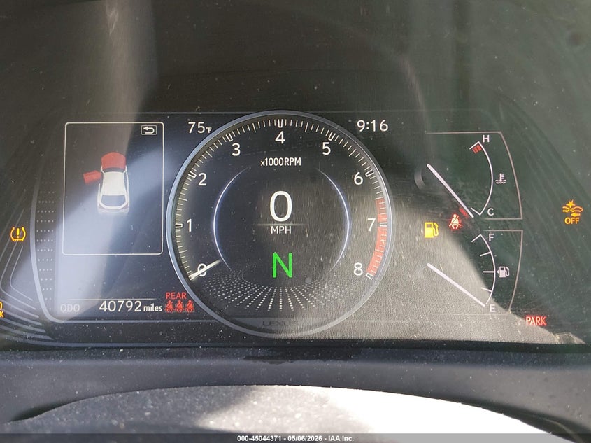 2022 Lexus Ux VIN JTHX3JBH9N2046970 IAAI salvage auction — FRONT END, Salvage (Nevada), sold $6,150 on 2026-07-17 (photo 7)