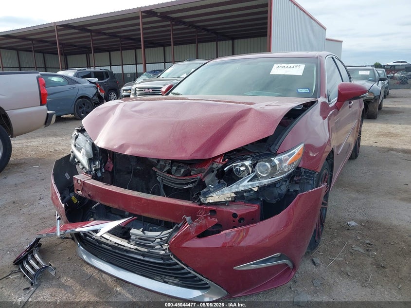 2016 Lexus ES VIN JTHBK1GG1G2224967 IAAI salvage auction — FRONT END, Salvage (Texas), sold $3,950 on 2026-07-14 (photo 2)