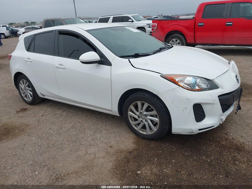 2012 Mazda 3 VIN JM1BL1L71C1535464 IAAI salvage auction — FRONT END, Wait Title, sold $1,100 on 2026-10-08 (photo 1)