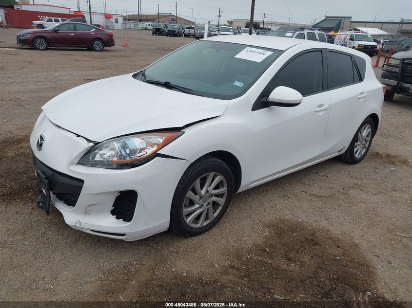2012 Mazda 3 VIN JM1BL1L71C1535464 IAAI salvage auction — FRONT END, Wait Title, sold $1,100 on 2026-10-08 (photo 2)