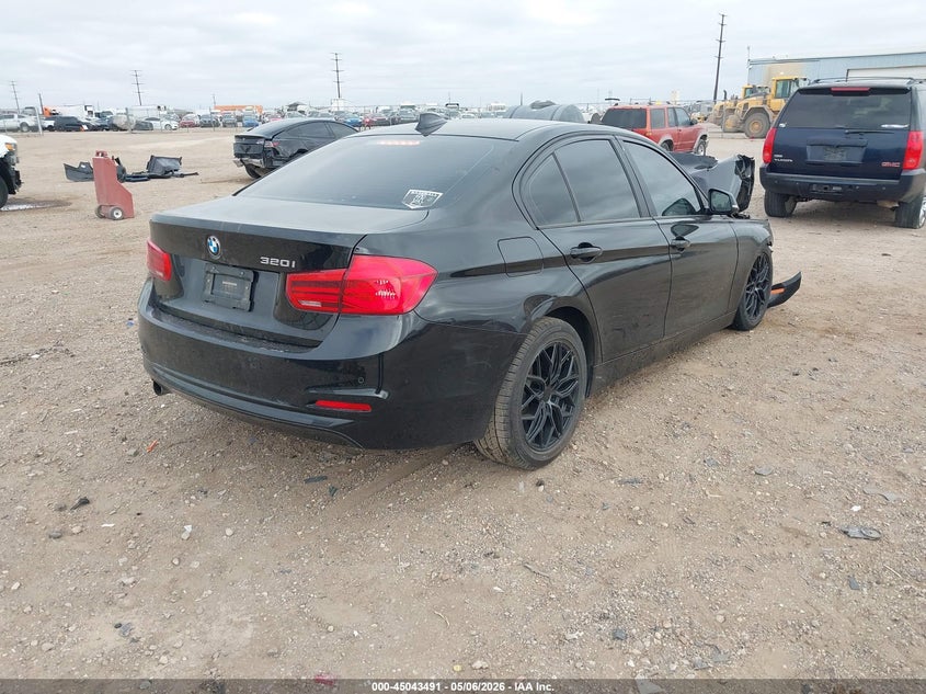 2016 BMW 3er VIN WBA8E1G54GNT33856 IAAI salvage auction — FRONT END, Salvage (Texas), sold $25 on 2026-07-13 (photo 4)