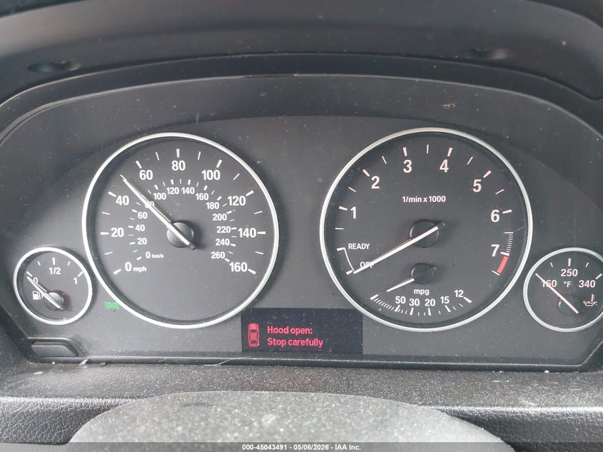 2016 BMW 3er VIN WBA8E1G54GNT33856 IAAI salvage auction — FRONT END, Salvage (Texas), sold $25 on 2026-07-13 (photo 7)