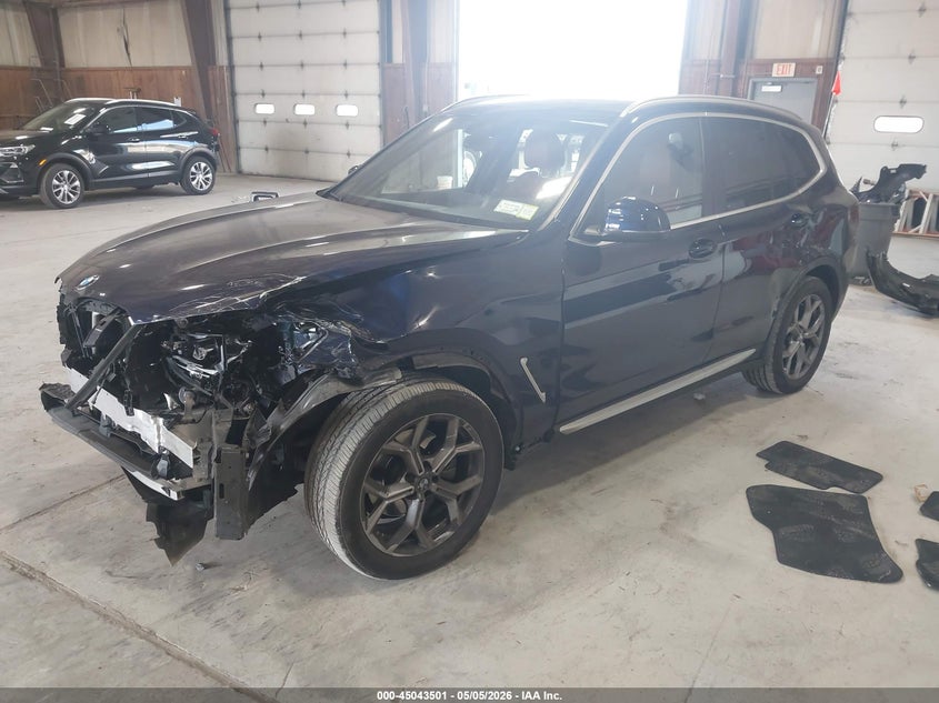 2023 BMW X3 VIN 5UX53DP07P9P84787 IAAI salvage auction — FRONT END, Mv-907A (New York), sold $12,000 on 2026-07-22 (photo 2)