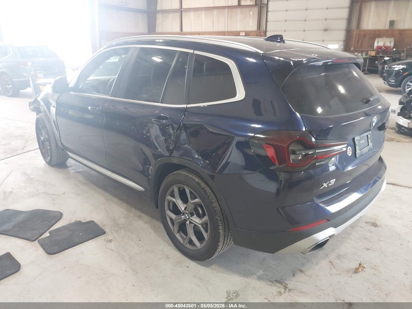 2023 BMW X3 VIN 5UX53DP07P9P84787 IAAI salvage auction — FRONT END, Mv-907A (New York), sold $12,000 on 2026-07-22 (photo 3)