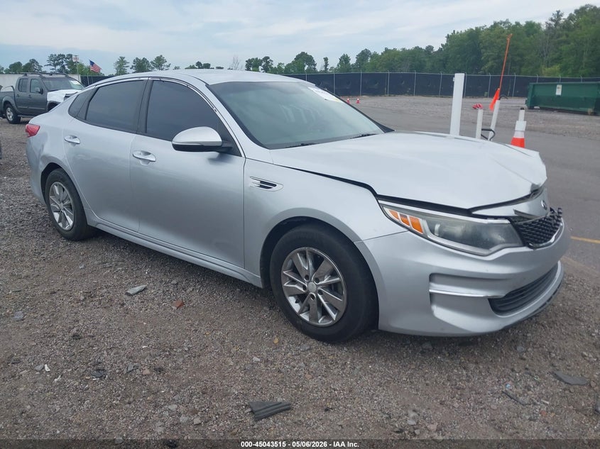 2016 Kia Optima VIN 5XXGT4L32GG078498 IAAI salvage auction — FRONT END, Salvage (South Carolina), sold $1,100 on 2026-07-08 (photo 1)