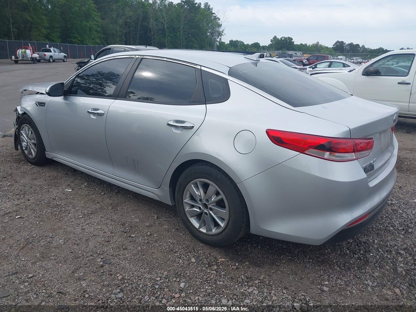 2016 Kia Optima VIN 5XXGT4L32GG078498 IAAI salvage auction — FRONT END, Salvage (South Carolina), sold $1,100 on 2026-07-08 (photo 3)