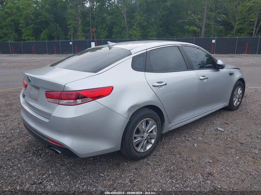 2016 Kia Optima VIN 5XXGT4L32GG078498 IAAI salvage auction — FRONT END, Salvage (South Carolina), sold $1,100 on 2026-07-08 (photo 4)
