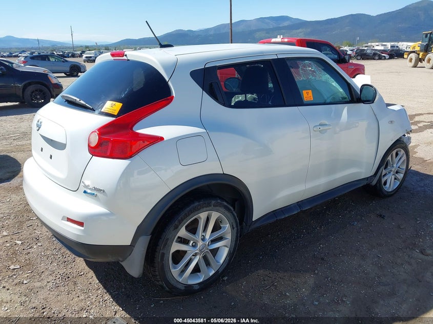 2013 Nissan Juke VIN JN8AF5MV5DT213511 IAAI salvage auction — FRONT END, Salvage (Montana), sold $175 on 2026-07-08 (photo 4)