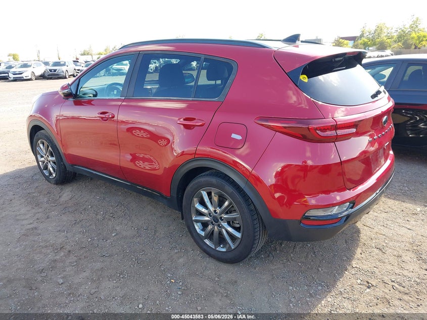 2022 Kia Sportage VIN KNDP63AC5N7025031 IAAI salvage auction — RIGHT SIDE, Salvage (California), sold $4,450 on 2026-07-20 (photo 3)