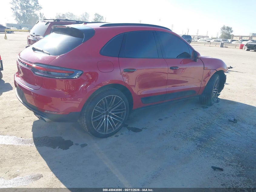 2021 Porsche Macan VIN WP1AB2A54MLB34727 IAAI salvage auction — FRONT END, Salvage (California), sold $25 on 2026-07-17 (photo 4)