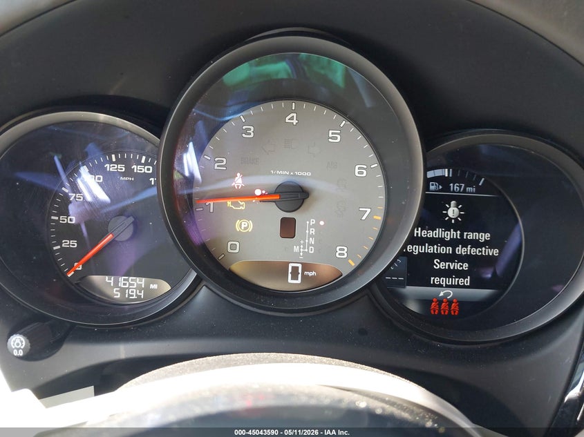 2021 Porsche Macan VIN WP1AB2A54MLB34727 IAAI salvage auction — FRONT END, Salvage (California), sold $25 on 2026-07-17 (photo 7)