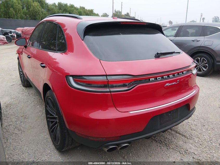 2021 Porsche Macan VIN WP1AB2A54MLB34727 IAAI salvage auction — FRONT END, Salvage (California), sold $25 on 2026-07-17 (photo 3)