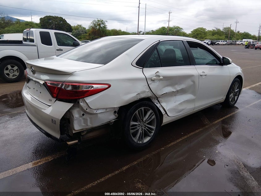2016 Toyota Camry VIN 4T1BF1FKXGU174176 IAAI salvage auction — RIGHT REAR, Salvage (Hawaii), sold $1,950 on 2026-07-24 (photo 6)