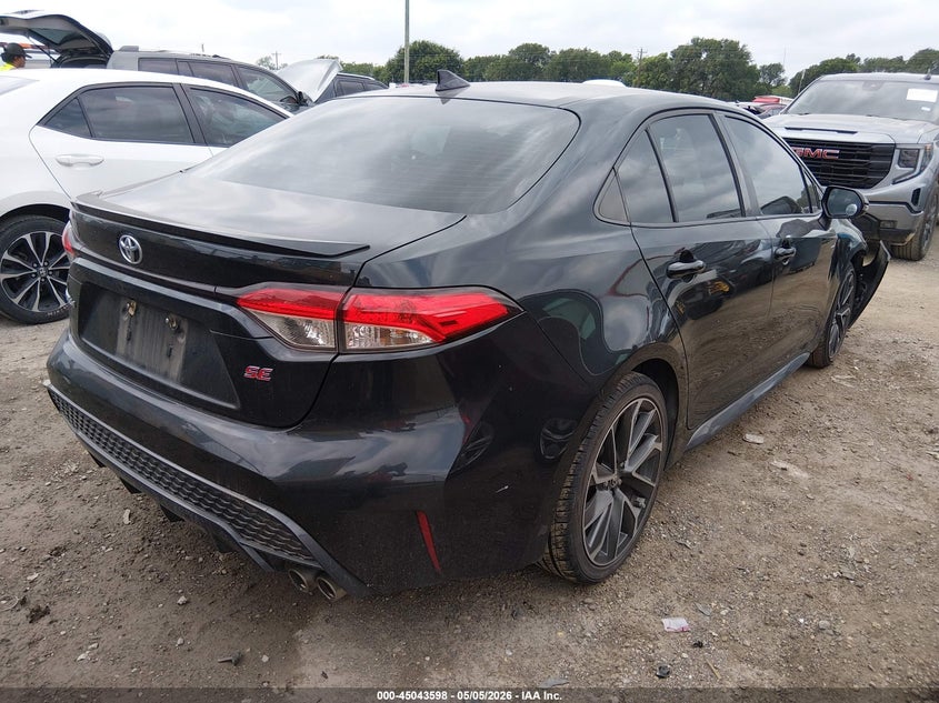 2022 Toyota Corolla VIN JTDS4MCE2NJ086263 IAAI salvage auction — LEFT FRONT, Original (Texas), sold $8,150 on 2026-07-07 (photo 4)