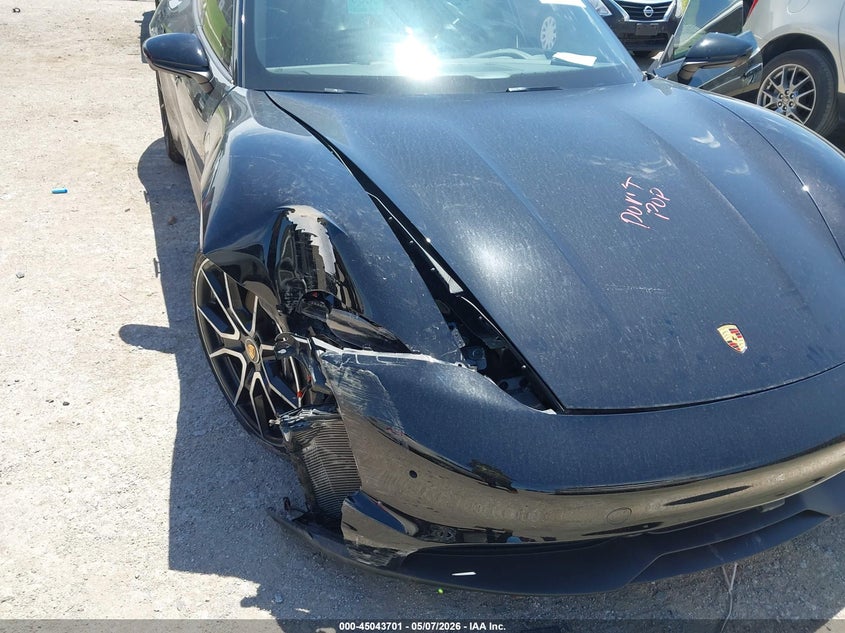 2023 Porsche Taycan VIN WP0AA2Y14PSA15290 IAAI salvage auction — RIGHT FRONT, Original (Texas), sold $27,250 on 2026-07-09 (photo 6)
