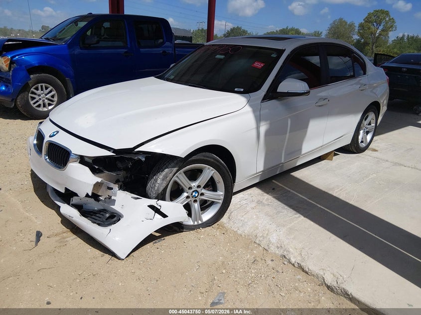 2014 BMW 3er VIN WBA3B5G52ENS08071 IAAI salvage auction — FRONT END, Rebuildable (Florida), sold $350 on 2026-07-21 (photo 2)