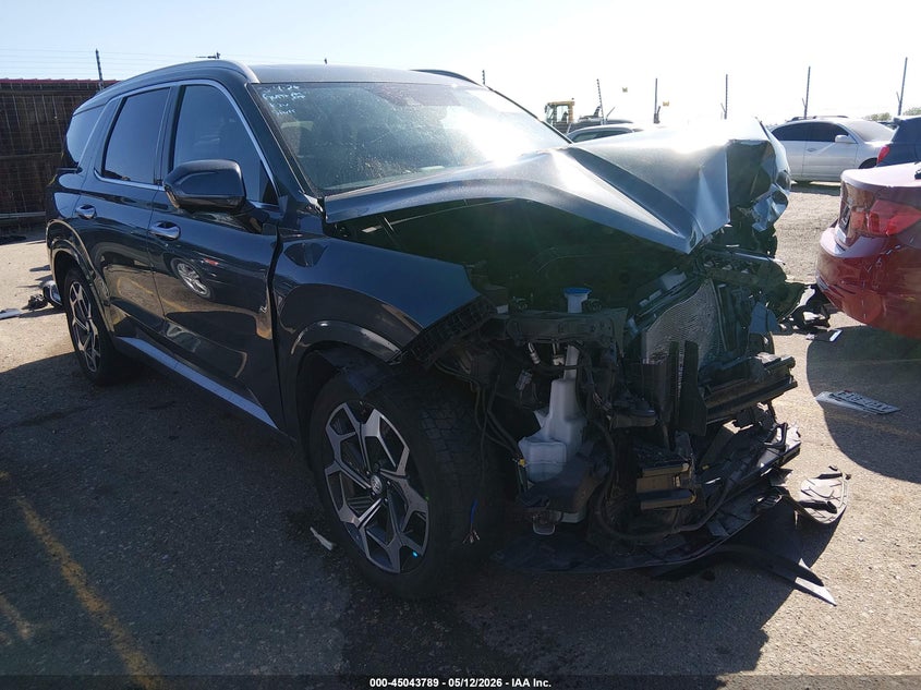 2022 Hyundai Palisade VIN KM8R7DHEXNU476116 IAAI salvage auction — FRONT & REAR, Salvage Title, sold $3,650 on 2026-08-01 (photo 1)