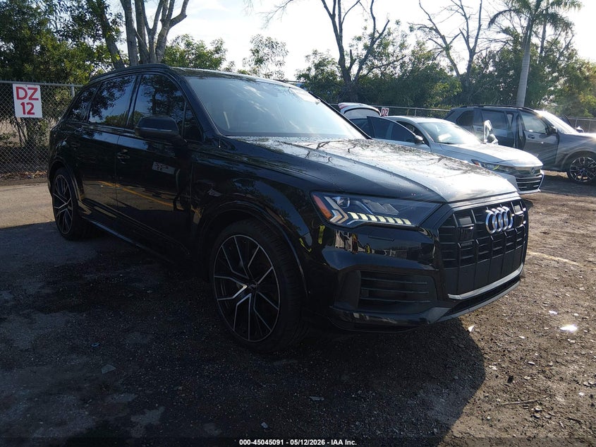 2020 Audi Q7 VIN WA1VXAF74LD003213 IAAI salvage auction — UNKNOWN, Rebuildable (Florida), sold $11,600 on 2026-07-09 (photo 1)