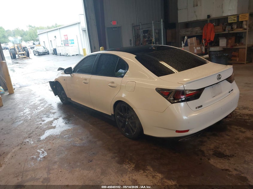 2018 Lexus Gs VIN JTHBZ1BLXJA012887 IAAI salvage auction — FRONT END, Salvage (Connecticut), sold $7,050 on 2026-07-16 (photo 3)