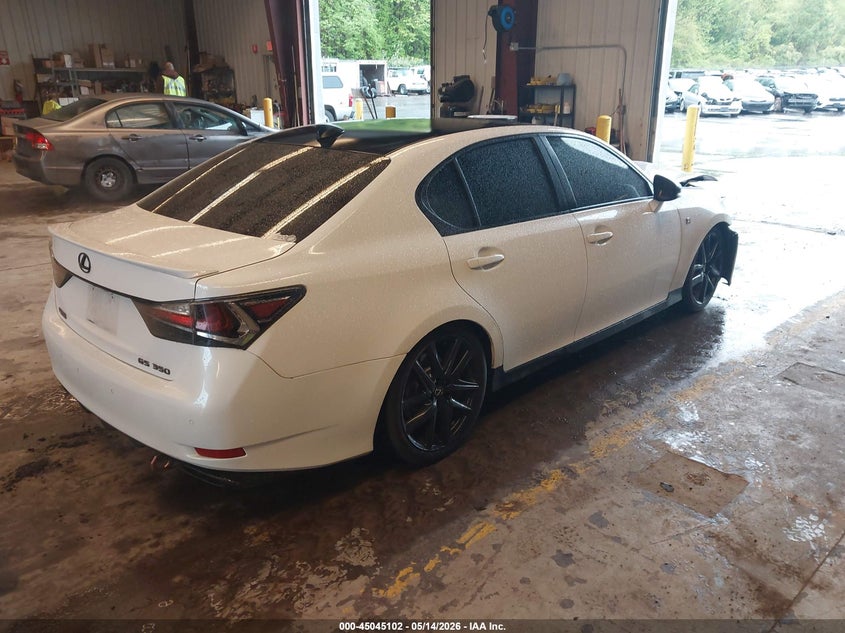 2018 Lexus Gs VIN JTHBZ1BLXJA012887 IAAI salvage auction — FRONT END, Salvage (Connecticut), sold $7,050 on 2026-07-16 (photo 4)