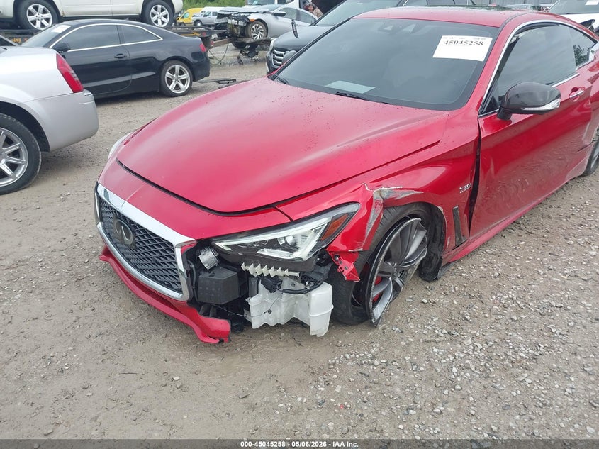 2018 Infiniti Q60 VIN JN1FV7EK1JM530554 IAAI salvage auction — FRONT & REAR, Salvage (Ohio), sold $5,500 on 2026-07-15 (photo 6)