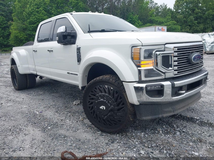 2022 Ford F450 VIN 1FT8W4DT8NEC57754 IAAI salvage auction — FRONT END, Salvage Title, sold $25,950 on 2026-09-23 (photo 1)