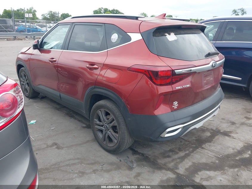 2021 Kia Seltos VIN KNDEU2AA5M7146503 IAAI salvage auction — RIGHT FRONT, Salvage (North Carolina), sold $2,550 on 2026-07-06 (photo 3)