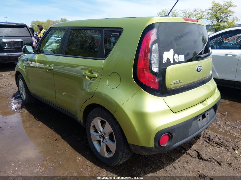 2018 Kia Soul VIN KNDJN2A2XJ7892400 IAAI salvage auction — HAIL, Salvage (Ohio), sold $2,050 on 2026-07-17 (photo 3)