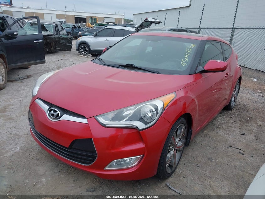 2016 Hyundai Veloster VIN KMHTC6AD7GU286999 IAAI salvage auction — NORMAL WEAR, Clear - Public Restricted (Oklahoma), sold $1,500 on 2026-07-08 (photo 2)