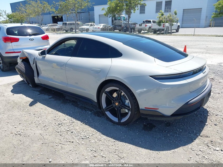 2023 Porsche Taycan VIN WP0AA2Y19PSA13602 IAAI salvage auction — LEFT FRONT, Salvage (California), sold $30,150 on 2026-07-27 (photo 3)
