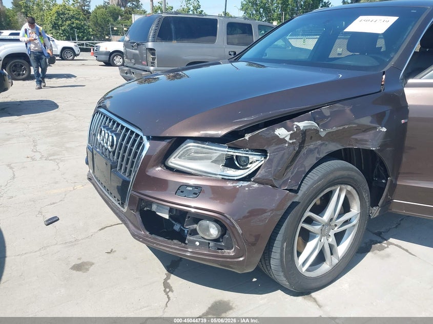 2014 Audi Q5 VIN WA1WGAFP7EA040149 IAAI salvage auction — LEFT FRONT, Salvage (California), sold $825 on 2026-07-20 (photo 6)