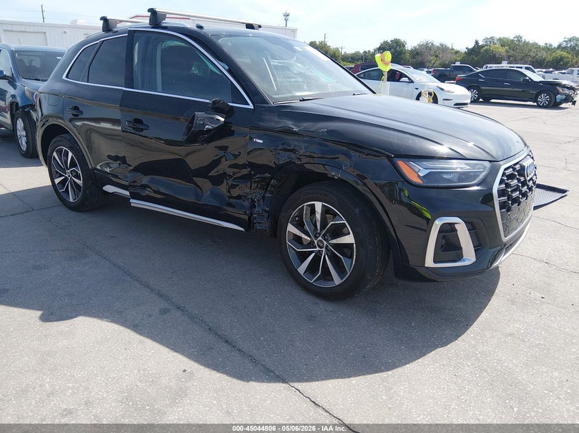 2023 Audi Q5 VIN WA1GAAFY9P2107197 IAAI salvage auction — RIGHT FRONT, Rebuildable (Florida), sold $13,450 on 2026-07-08 (photo 1)