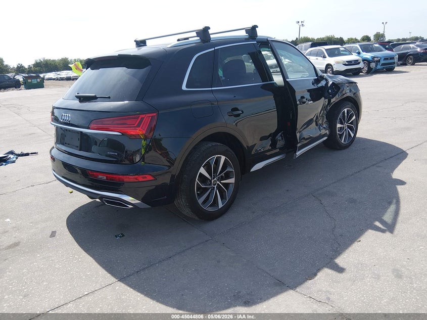 2023 Audi Q5 VIN WA1GAAFY9P2107197 IAAI salvage auction — RIGHT FRONT, Rebuildable (Florida), sold $13,450 on 2026-07-08 (photo 4)