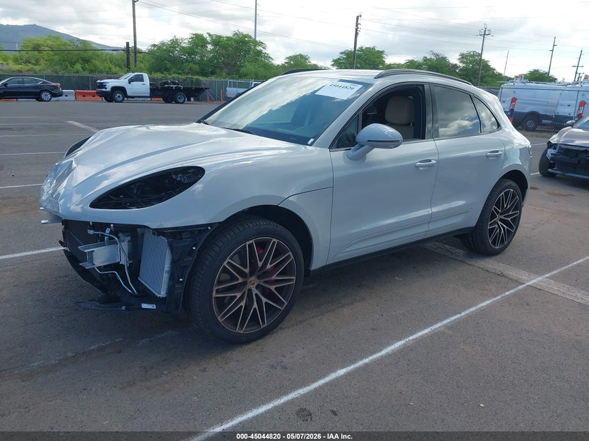 2026 Porsche Macan VIN WP1AG2A58TLB41342 IAAI salvage auction — FRONT END, Salvage (Hawaii), sold $20,100 on 2026-07-30 (photo 2)