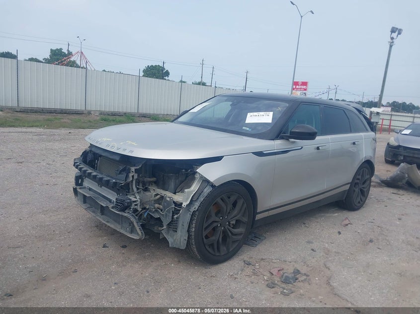 2018 Land rover Range rover velar VIN SALYB2RV7JA766125 IAAI salvage auction — FRONT END, Original (Texas), sold $8,000 on 2026-07-22 (photo 2)