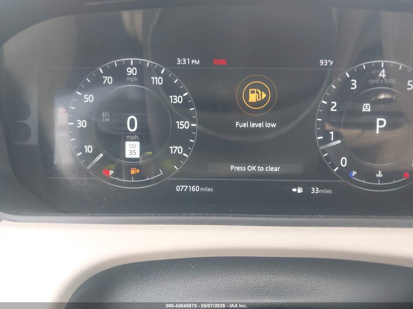 2018 Land rover Range rover velar VIN SALYB2RV7JA766125 IAAI salvage auction — FRONT END, Original (Texas), sold $8,000 on 2026-07-22 (photo 7)