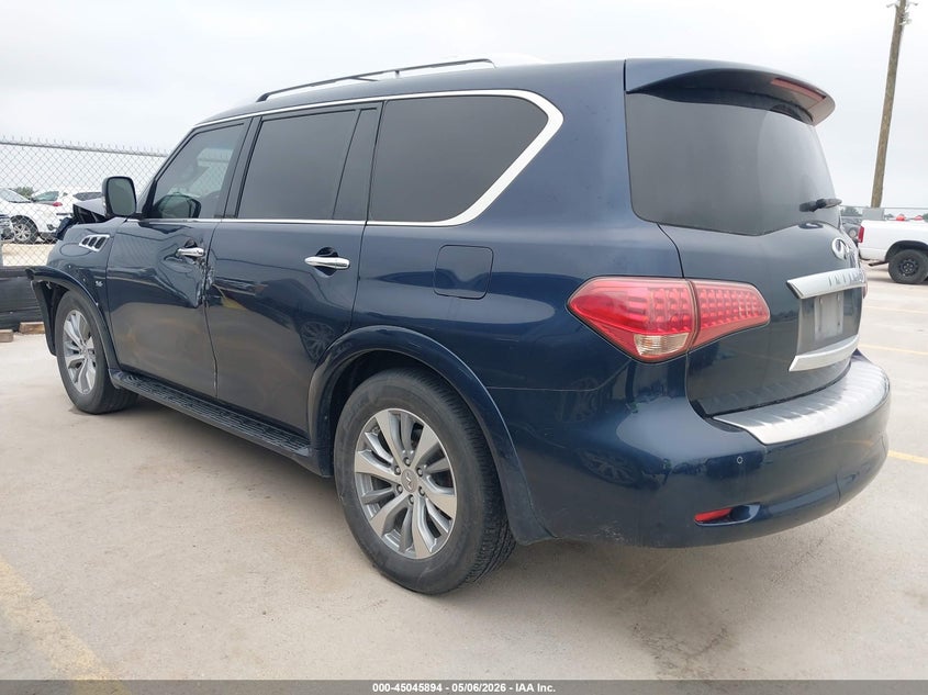 2015 Infiniti Qx80 VIN JN8AZ2NF8F9571442 IAAI salvage auction — FRONT END, Original (Texas), sold $2,900 on 2026-07-30 (photo 3)