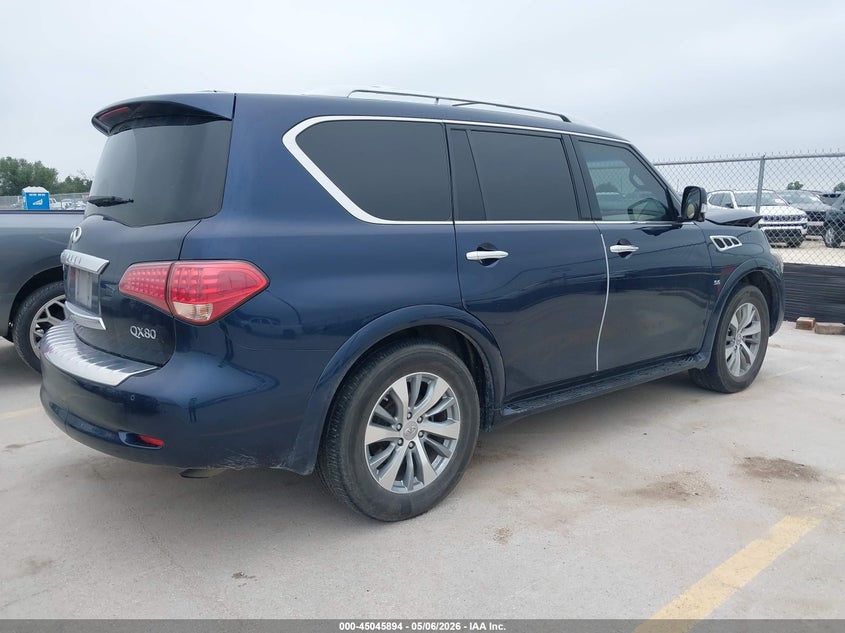 2015 Infiniti Qx80 VIN JN8AZ2NF8F9571442 IAAI salvage auction — FRONT END, Original (Texas), sold $2,900 on 2026-07-30 (photo 4)
