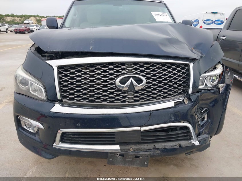 2015 Infiniti Qx80 VIN JN8AZ2NF8F9571442 IAAI salvage auction — FRONT END, Original (Texas), sold $2,900 on 2026-07-30 (photo 6)