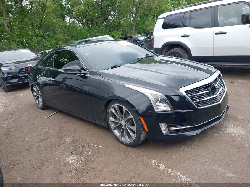 2015 Cadillac Ats VIN 1G6AC1RX2F0102333 IAAI salvage auction — STORM DAMAGE, Salvage (Indiana), sold $2,700 on 2026-07-19 (photo 1)