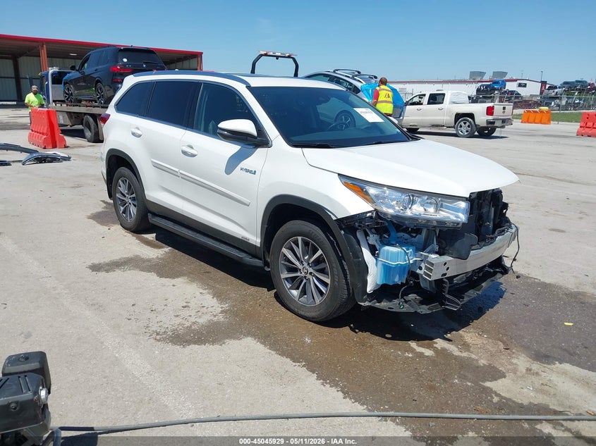 2019 Toyota VIN 5TDJGRFH5KS053083 IAAI salvage auction — FRONT END, Salvage (Missouri), sold $16,700 on 2026-07-07 (photo 1)