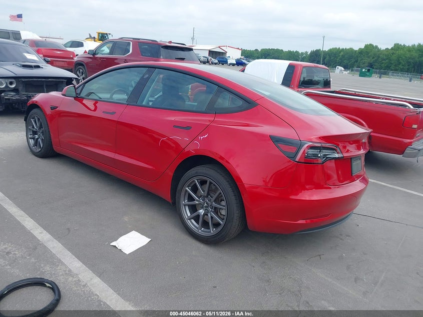 2021 Tesla Model 3 VIN 5YJ3E1EB7MF862802 IAAI salvage auction — FRONT END, Salvage (North Carolina), sold $4,875 on 2026-07-08 (photo 3)