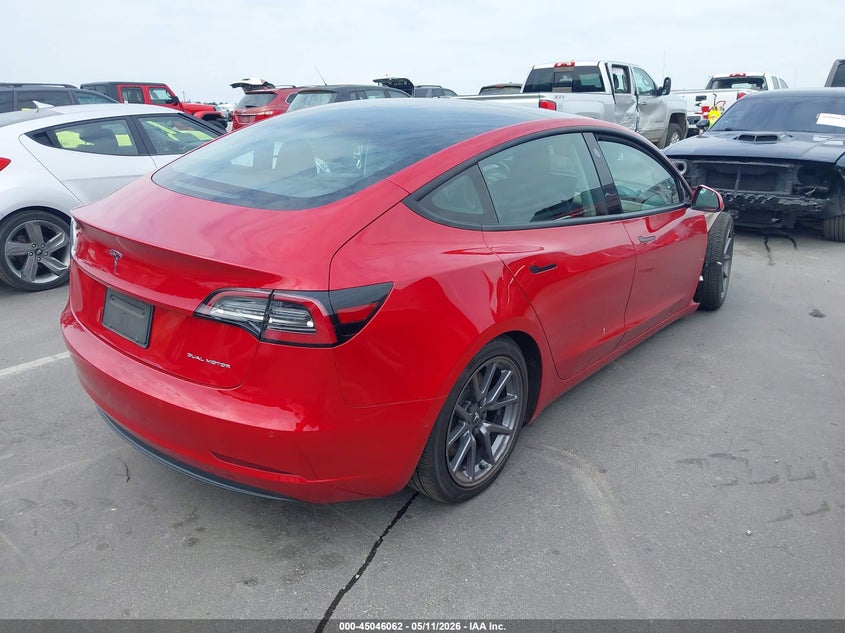 2021 Tesla Model 3 VIN 5YJ3E1EB7MF862802 IAAI salvage auction — FRONT END, Salvage (North Carolina), sold $4,875 on 2026-07-08 (photo 4)
