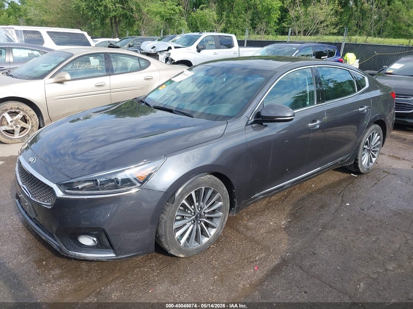 2017 Kia Cadenza VIN KNALB4J12H5055387 IAAI salvage auction — RIGHT FRONT, Salvage (Missouri), sold $2,825 on 2026-07-08 (photo 2)