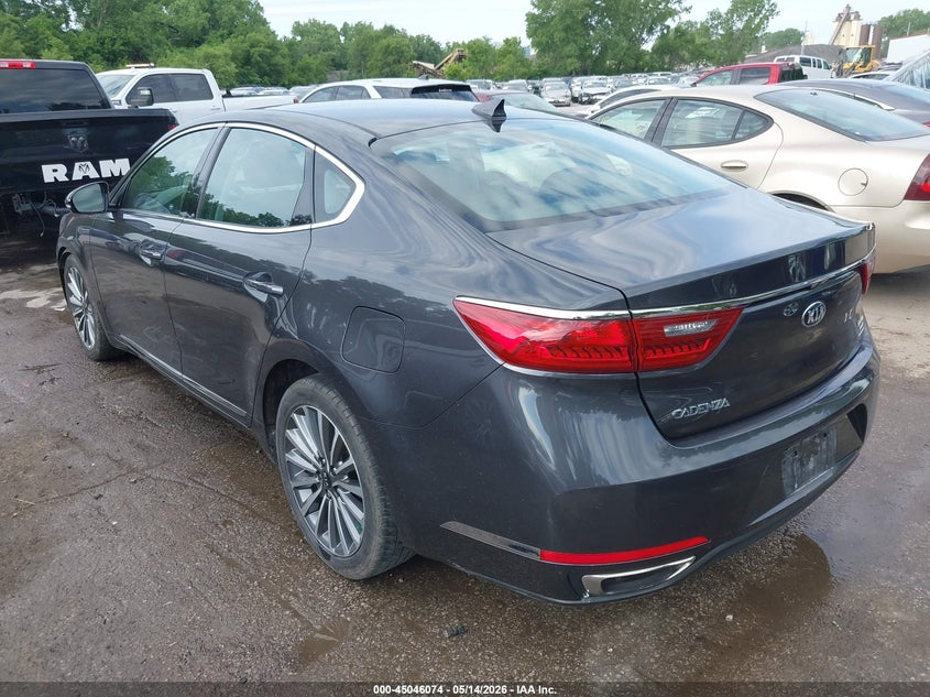 2017 Kia Cadenza VIN KNALB4J12H5055387 IAAI salvage auction — RIGHT FRONT, Salvage (Missouri), sold $2,825 on 2026-07-08 (photo 3)