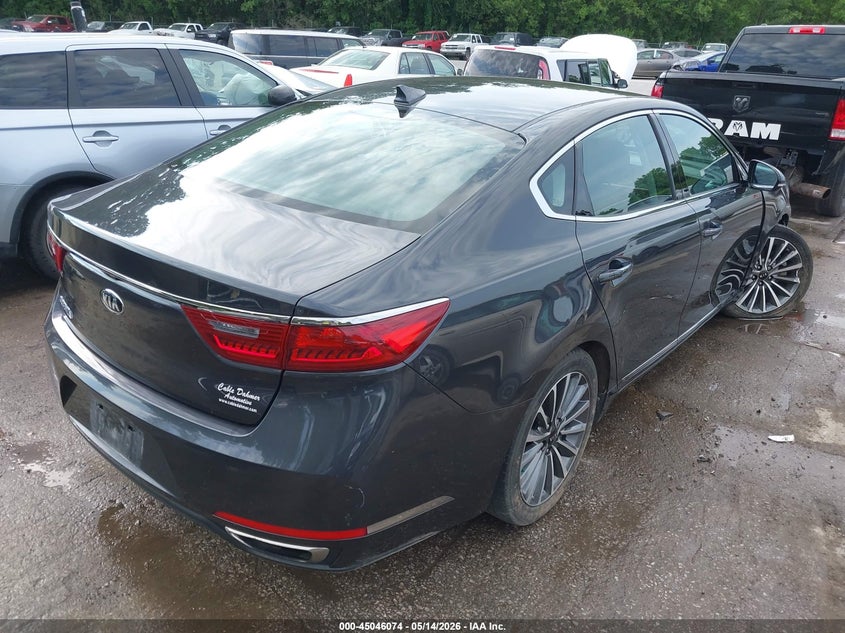 2017 Kia Cadenza VIN KNALB4J12H5055387 IAAI salvage auction — RIGHT FRONT, Salvage (Missouri), sold $2,825 on 2026-07-08 (photo 4)