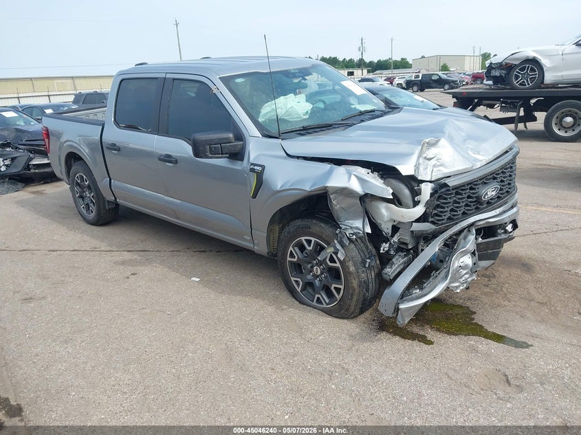 2024 Ford F-150 VIN 1FTEW2KP0RKE81721 IAAI salvage auction — RIGHT FRONT, Original (Texas), sold $7,200 on 2026-08-01 (photo 1)