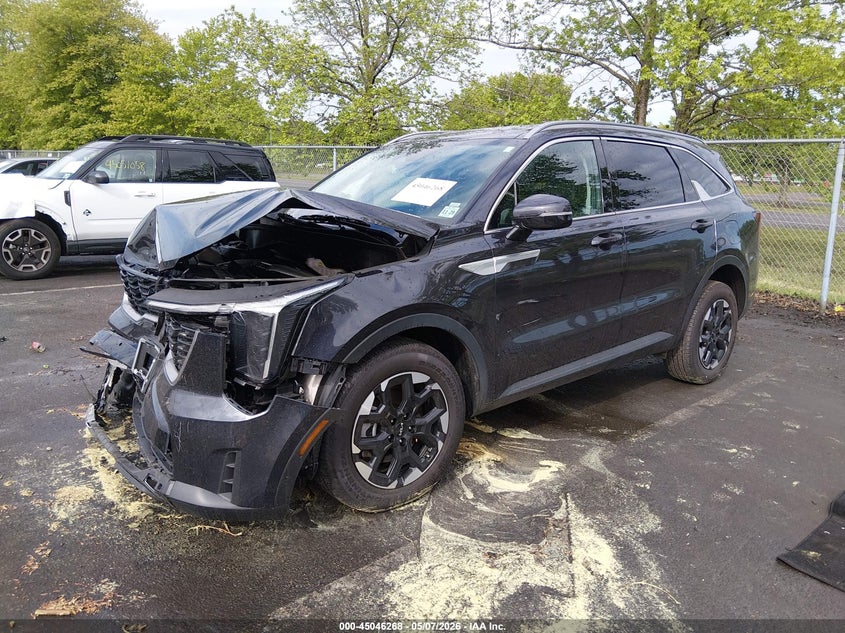 2025 Kia Sorento VIN 5XYRLDJC6SG327711 IAAI salvage auction — FRONT END, Salvage (New Jersey), sold $8,925 on 2026-08-24 (photo 2)